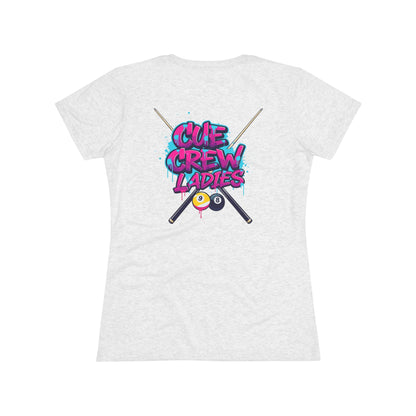 Cue Crew Ladies Next Level Women's Tri-Blend Tee