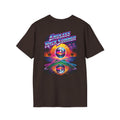 Endless Rack Summer Retro Sunset Billiards T-Shirt | Tropical 8 Ball Pool Player Graphic Tee | Front & Back Print