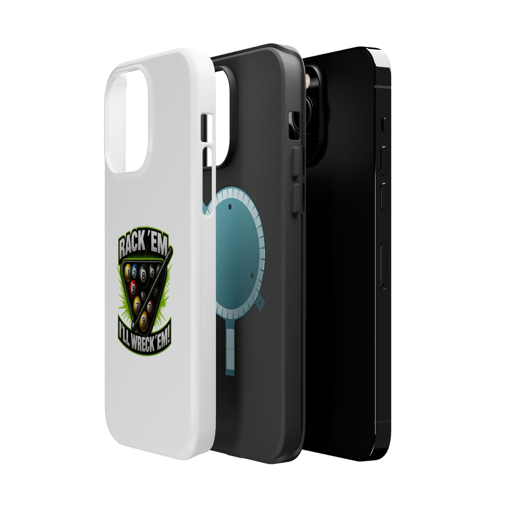Magnetic Phone Case - Rack 'Em, I'll Wreck 'Em | Cool Custom Impact-Resistant Cases for Gamers & Pool Lovers, Perfect Gift for [...]