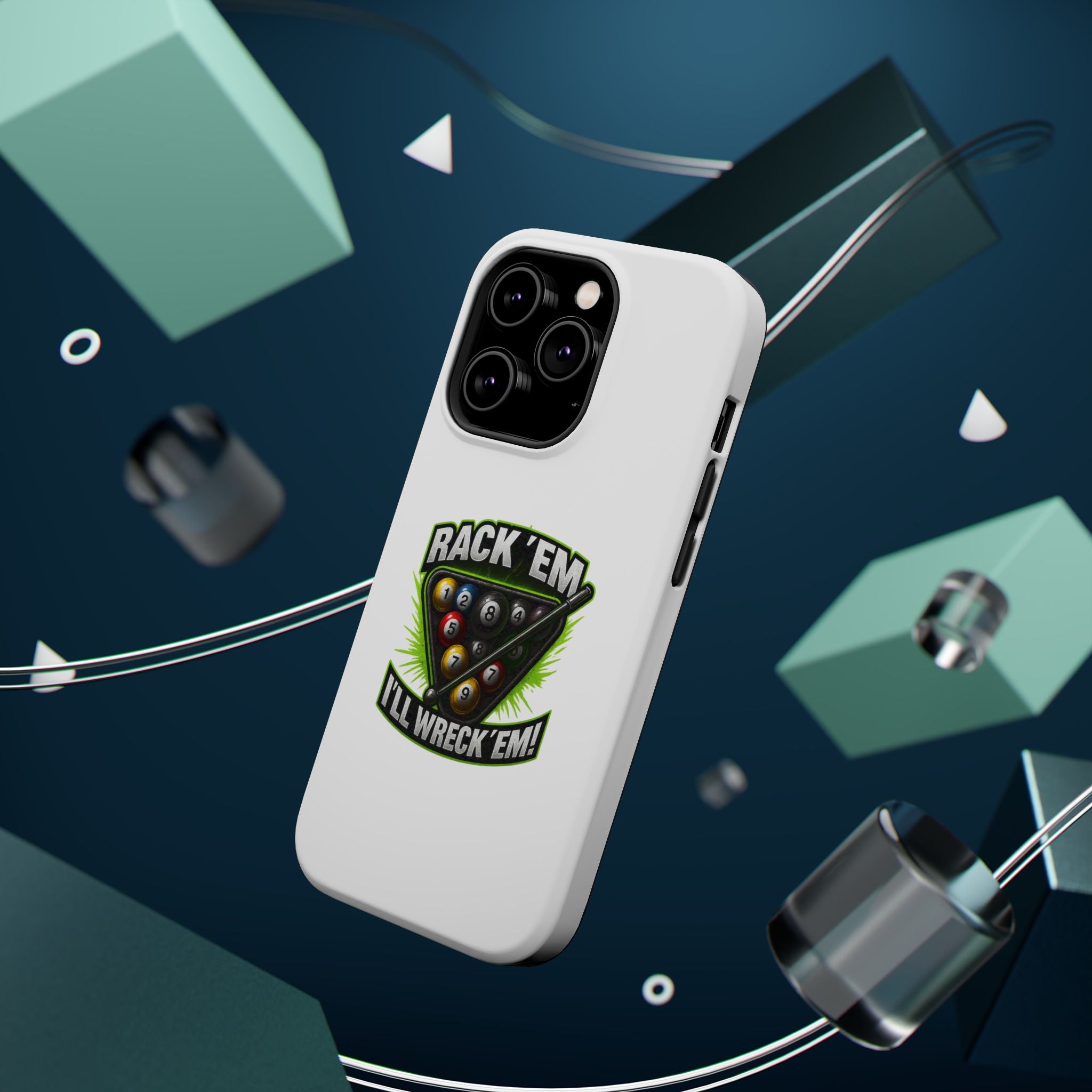Magnetic Phone Case - Rack 'Em, I'll Wreck 'Em | Cool Custom Impact-Resistant Cases for Gamers & Pool Lovers, Perfect Gift for [...]