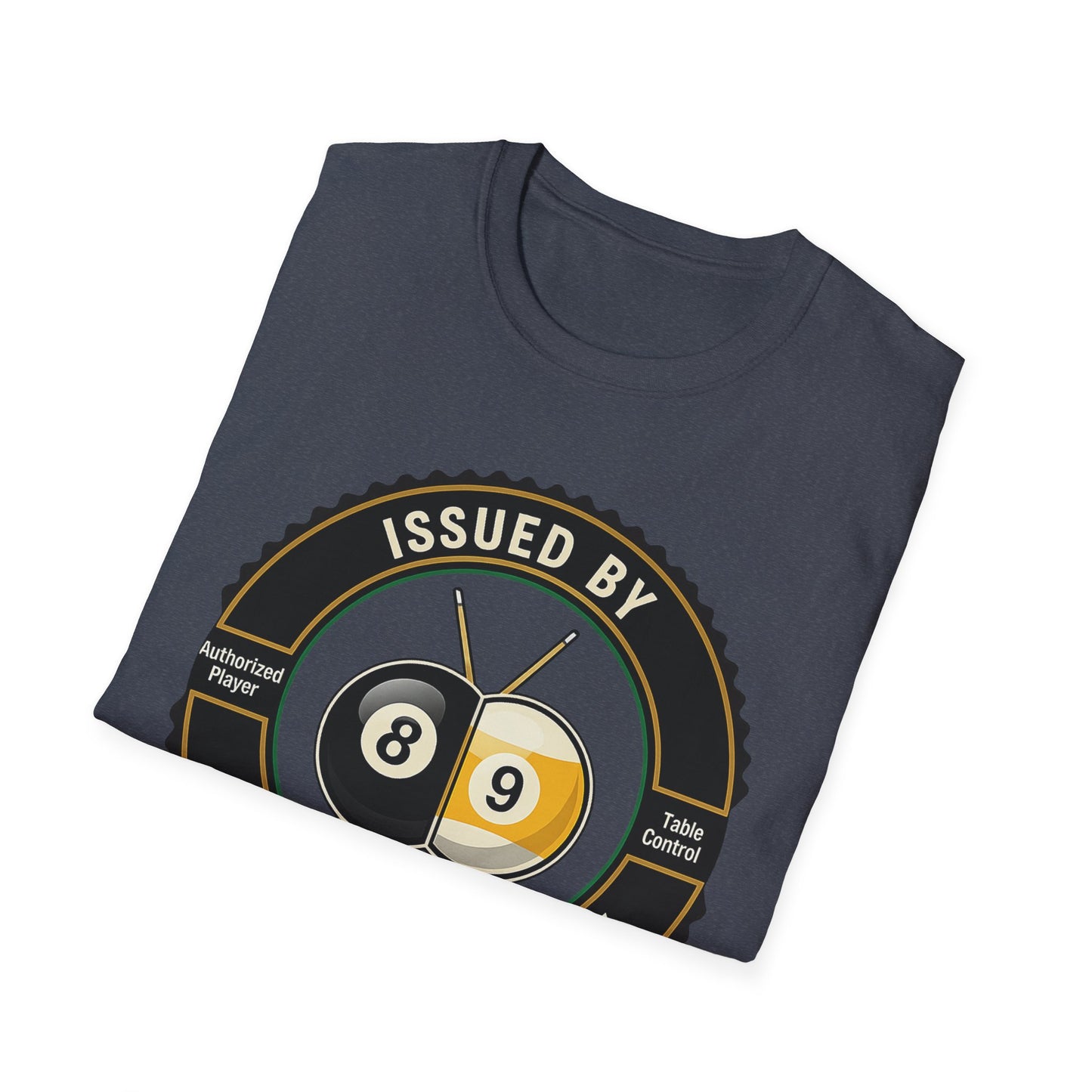 Issued By Cue Crew Supply V3 Core Line Billiards Gildan Tee