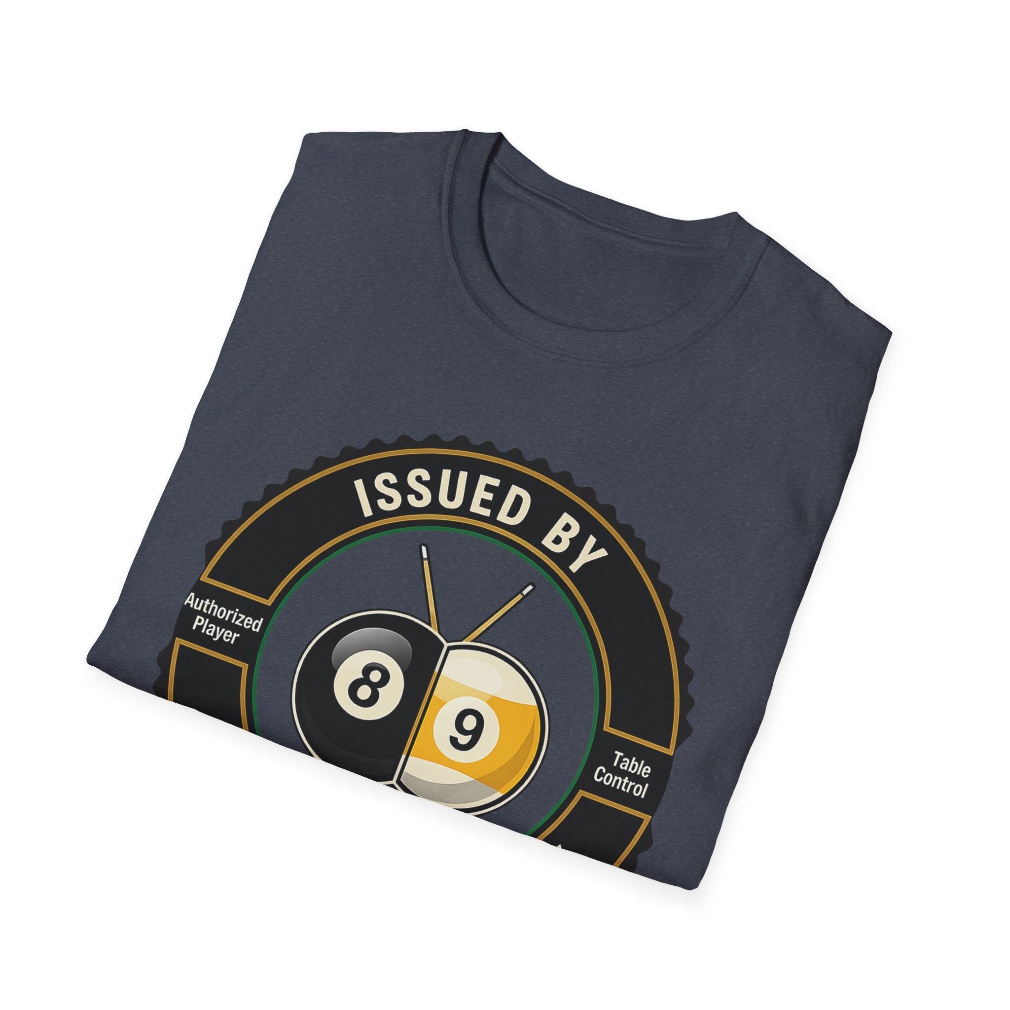 Issued By Cue Crew Supply V3 Core Line Billiards Gildan Tee