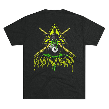 Poison on the Felt Billiards Spider Next Level Tee