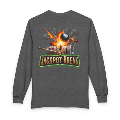 Jackpot Break Billiards Casino Mashup Gildan Long Sleeve Tee