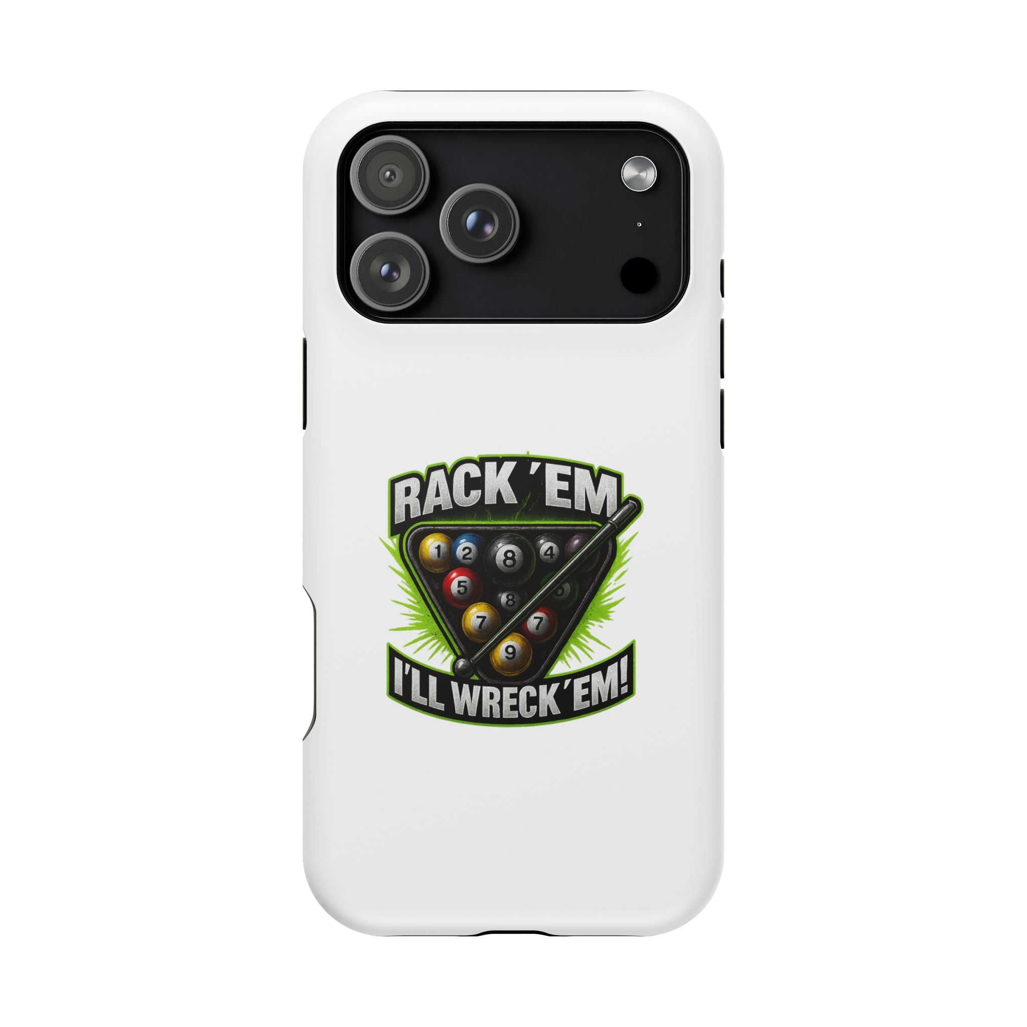 Magnetic Phone Case - Rack 'Em, I'll Wreck 'Em | Cool Custom Impact-Resistant Cases for Gamers & Pool Lovers, Perfect Gift for [...]