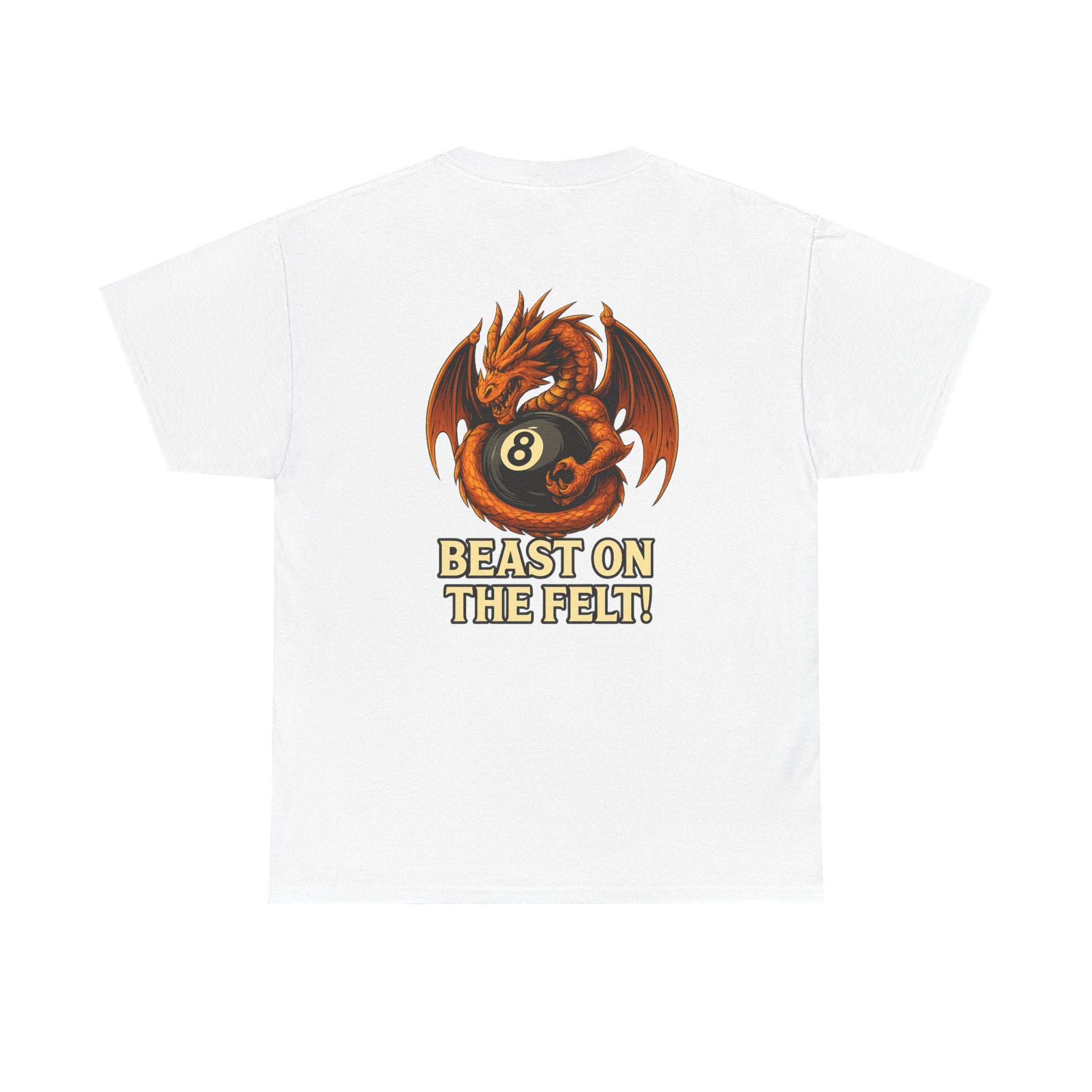Beast On The Felt Dragon Billiards Gildan Tee