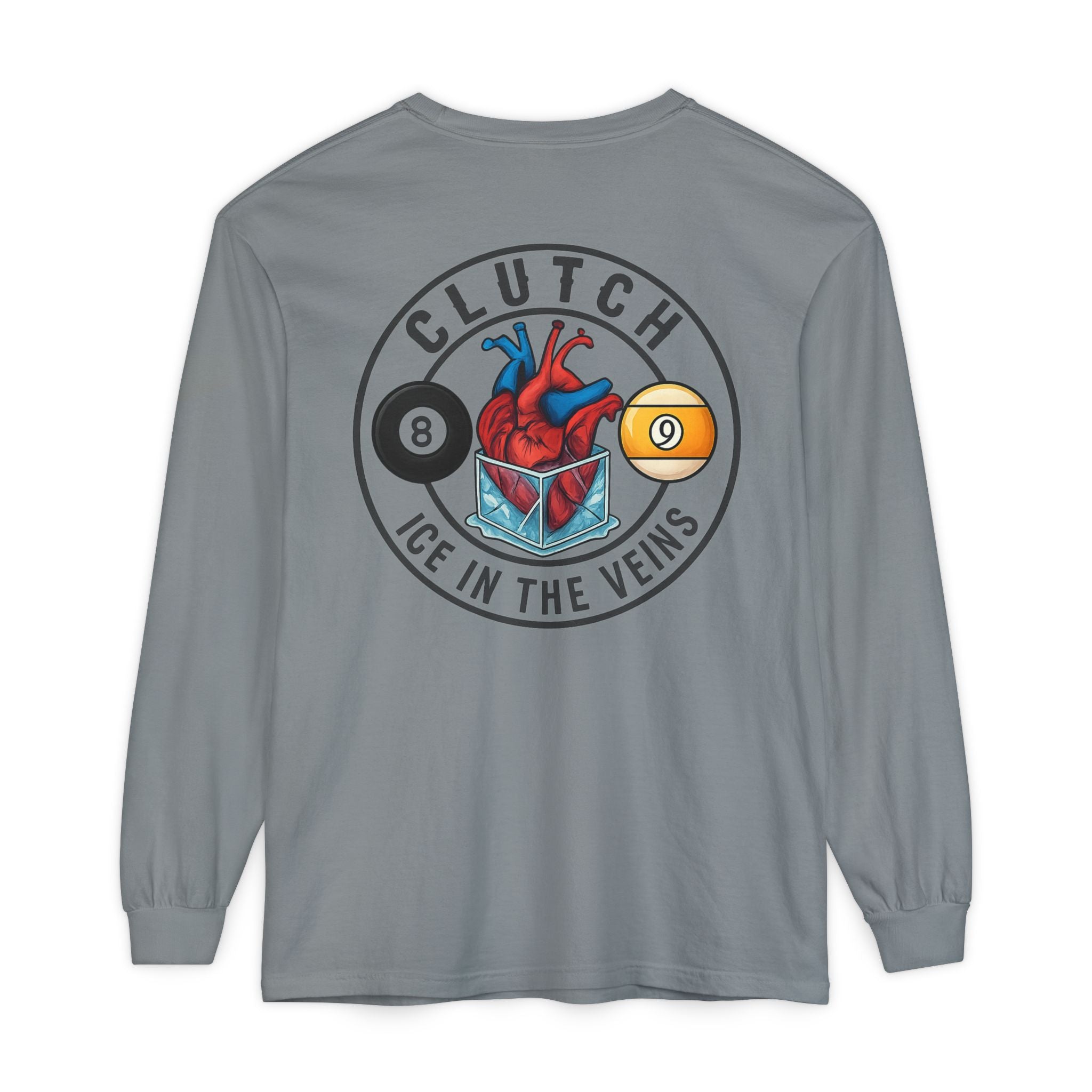Clutch Ice in the Veins V2 Comfort Colors Long Sleeve Tee