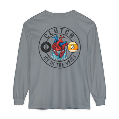 Clutch Ice in the Veins V2 Comfort Colors Long Sleeve Tee