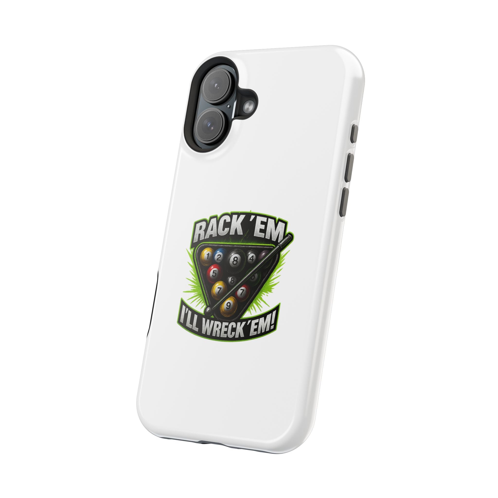 Magnetic Phone Case - Rack 'Em, I'll Wreck 'Em | Cool Custom Impact-Resistant Cases for Gamers & Pool Lovers, Perfect Gift for [...]