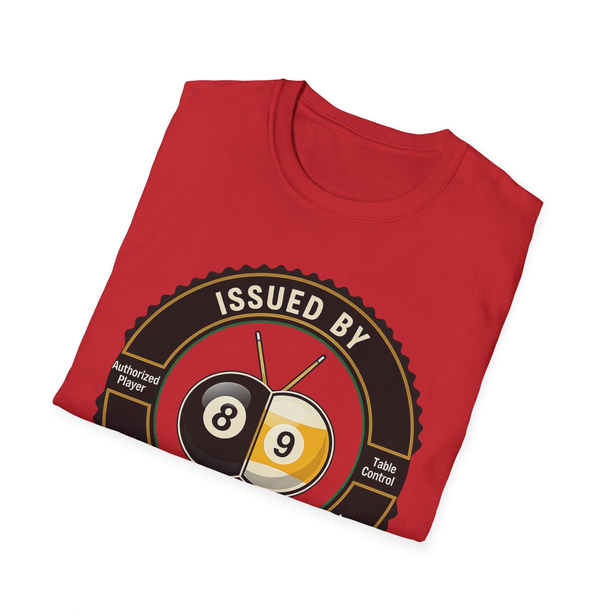 Issued By Cue Crew Supply V3 Core Line Billiards Gildan Tee