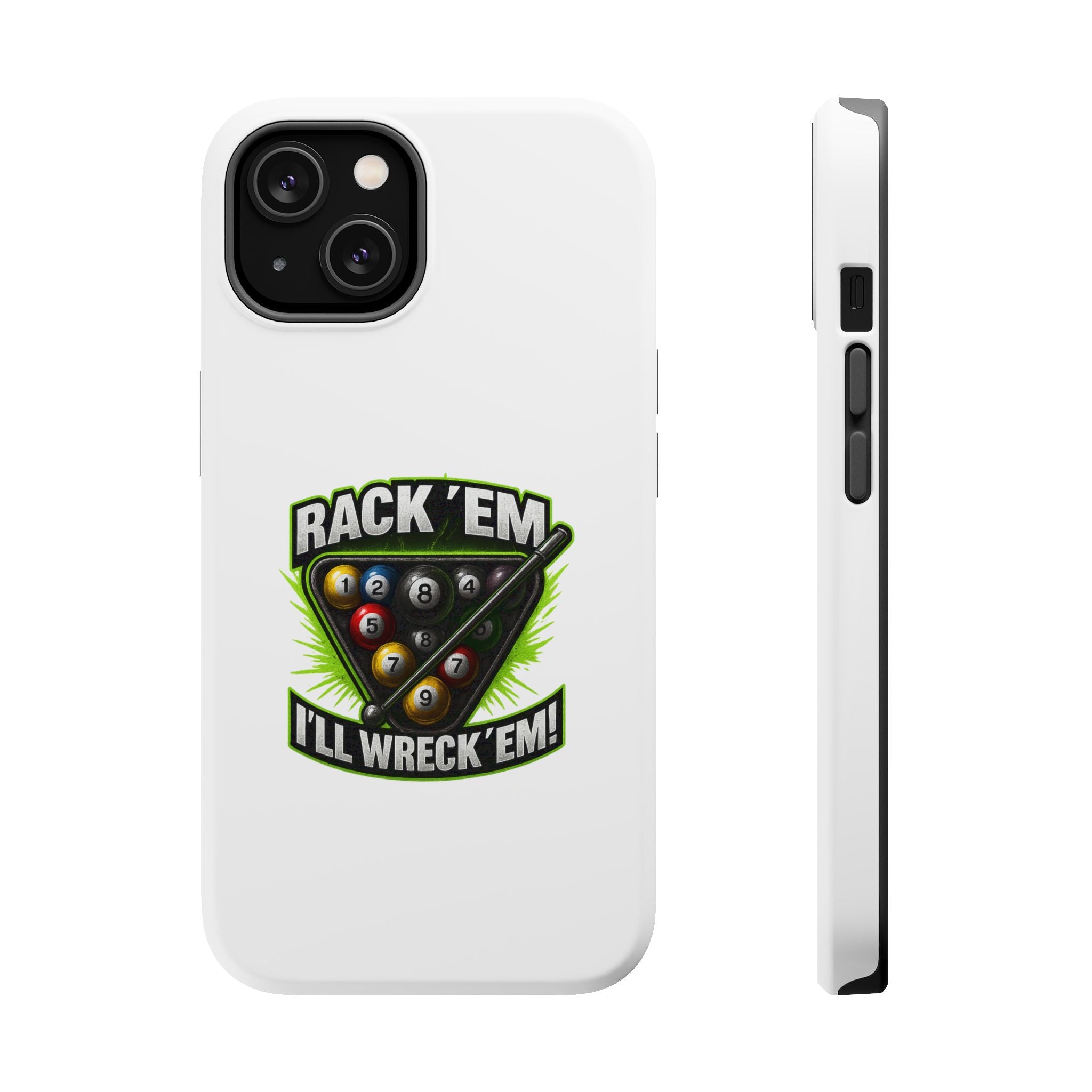 Magnetic Phone Case - Rack 'Em, I'll Wreck 'Em | Cool Custom Impact-Resistant Cases for Gamers & Pool Lovers, Perfect Gift for [...]