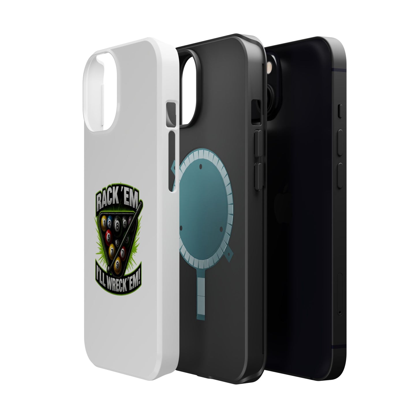 Magnetic Phone Case - Rack 'Em, I'll Wreck 'Em | Cool Custom Impact-Resistant Cases for Gamers & Pool Lovers, Perfect Gift for [...]