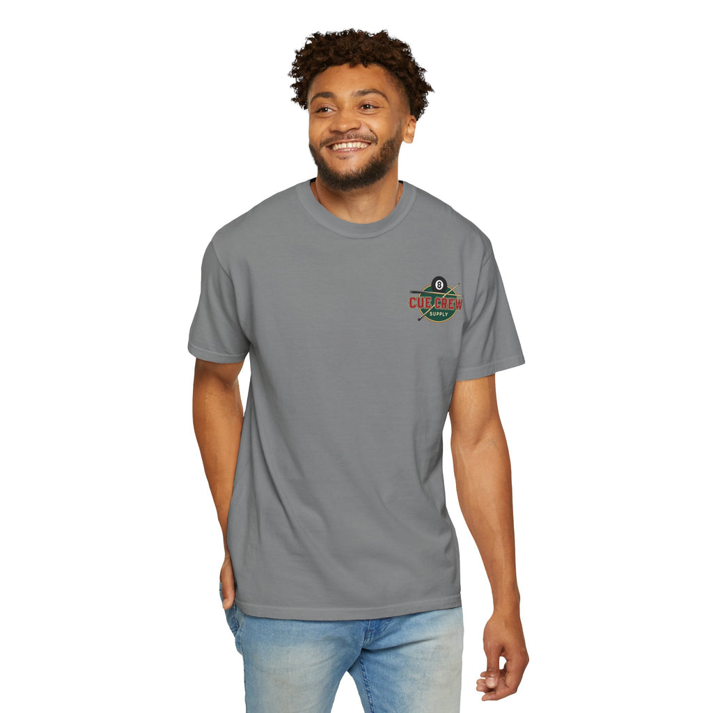 Run the Table Burn the Road Billiards Comfort Color Tee