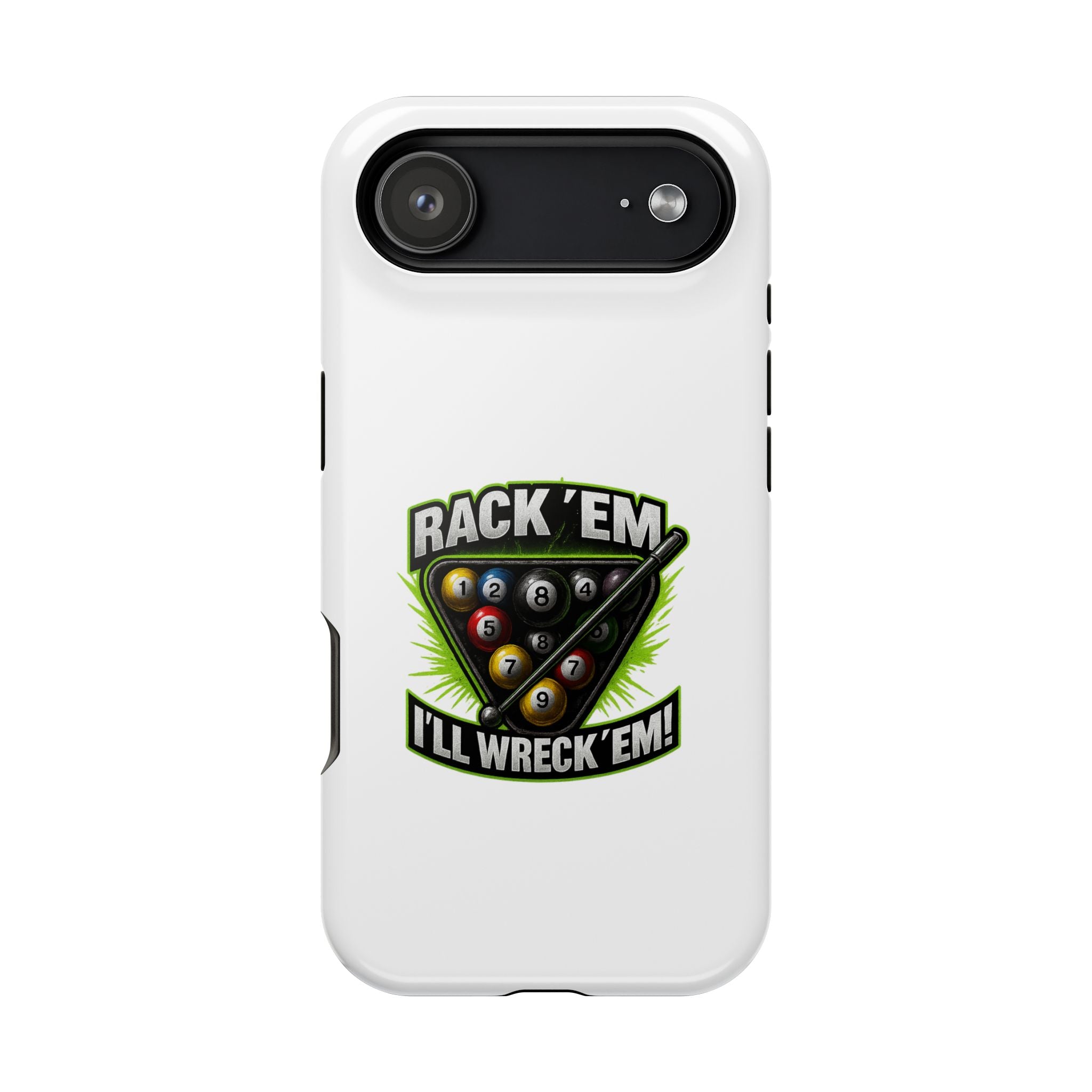 Magnetic Phone Case - Rack 'Em, I'll Wreck 'Em | Cool Custom Impact-Resistant Cases for Gamers & Pool Lovers, Perfect Gift for [...]