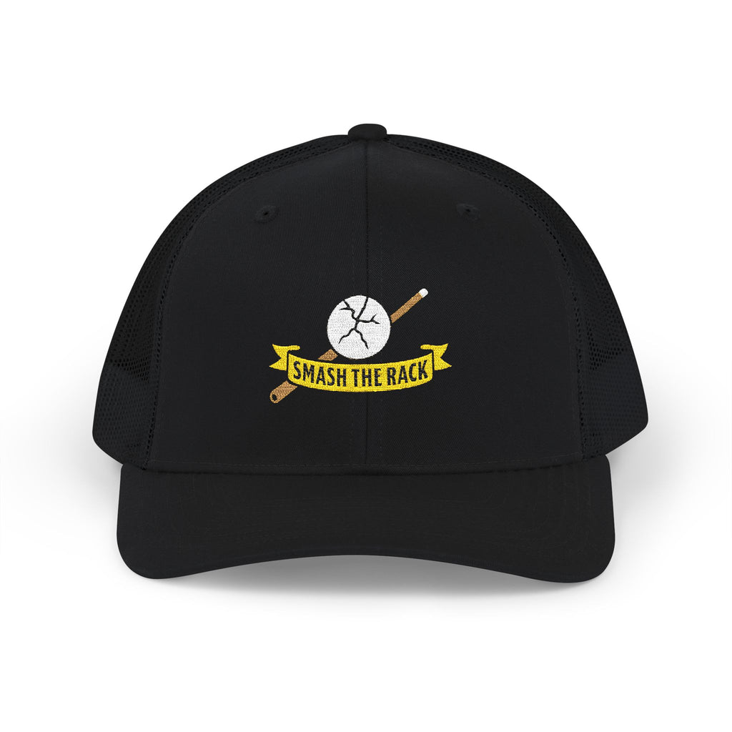 Smash the Rack Billiards Embroidered Richardson Snapback Trucker Hat