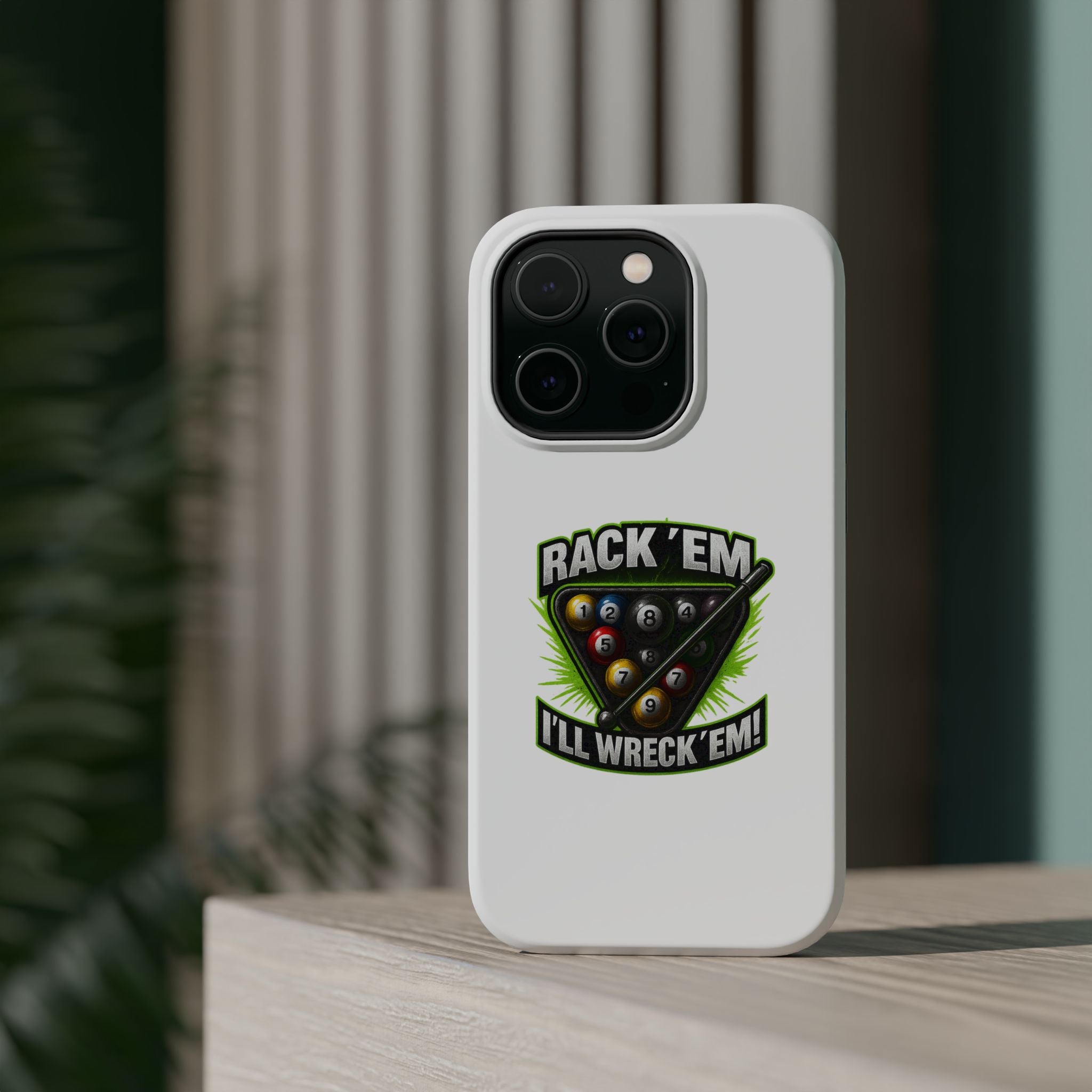 Magnetic Phone Case - Rack 'Em, I'll Wreck 'Em | Cool Custom Impact-Resistant Cases for Gamers & Pool Lovers, Perfect Gift for [...]