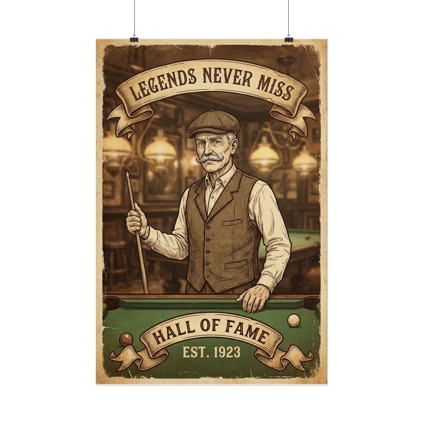 Legends Never Miss - Rolled Poster 24"x36"