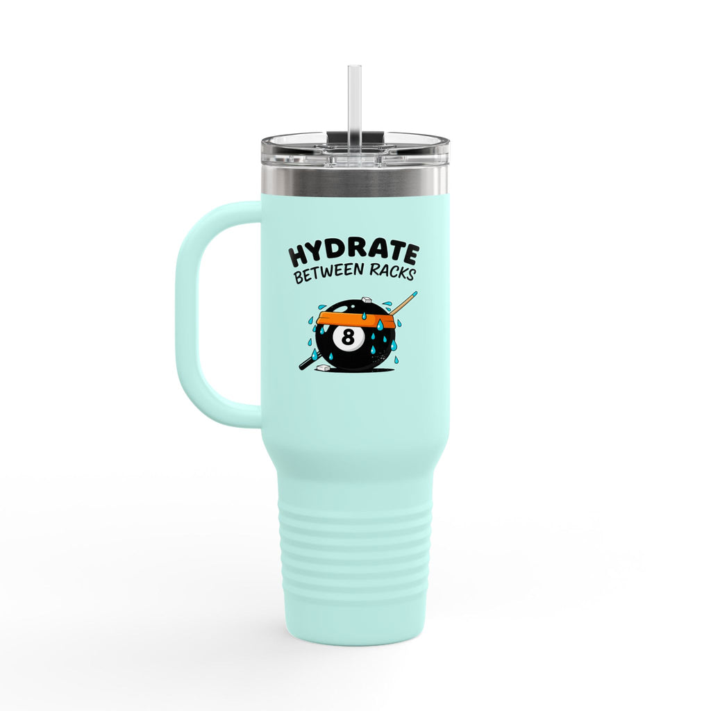 Hydrate Between Racks Billiards 40oz Insulated Travel Mug