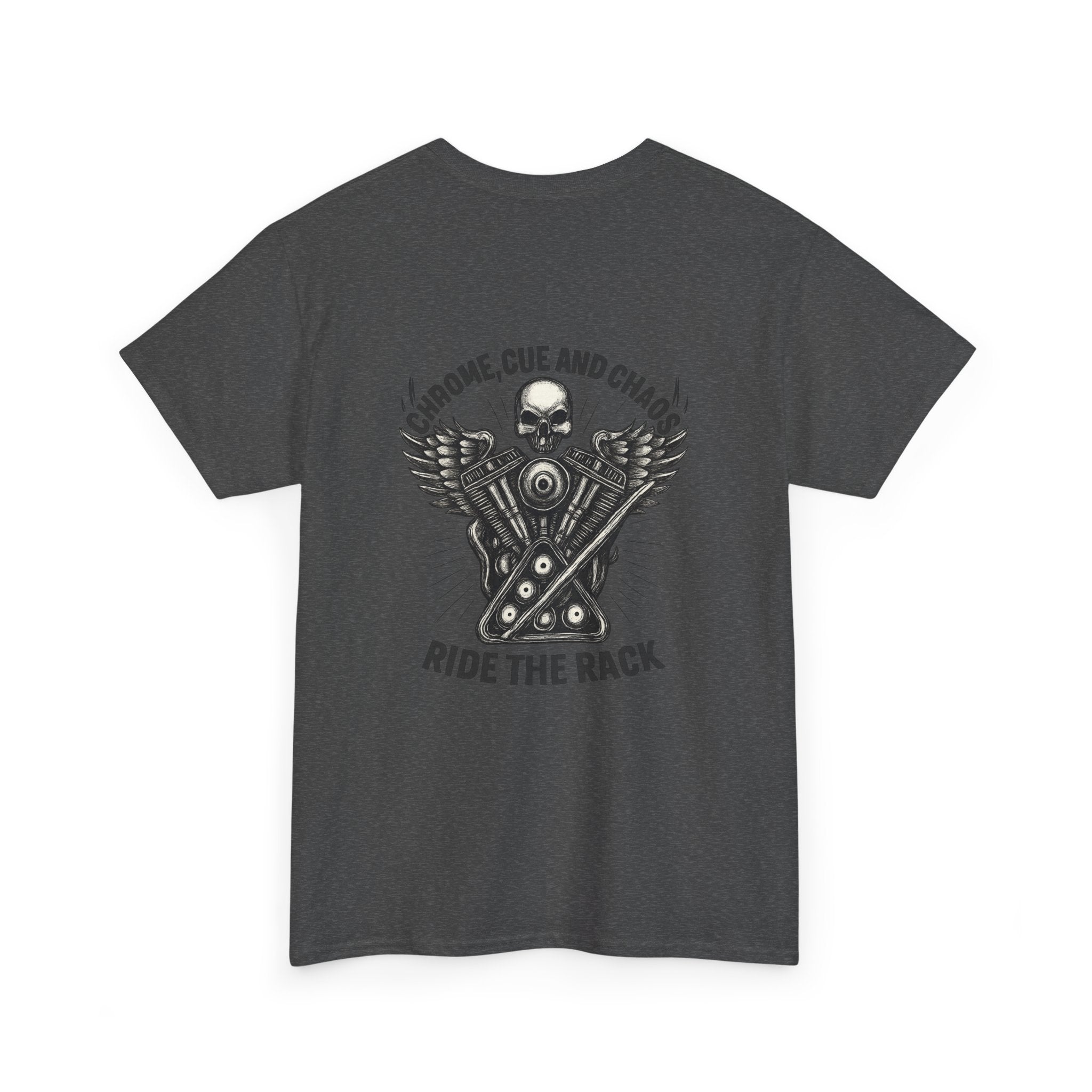 Chrome Cue Chaos Billiards Graphic Tee