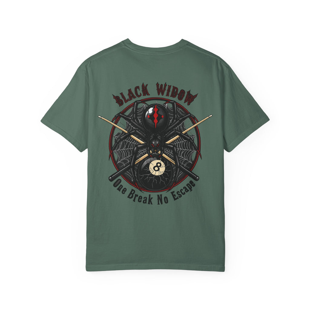 Black Widow One Break No Escape Billiards Comfort Colors Tee