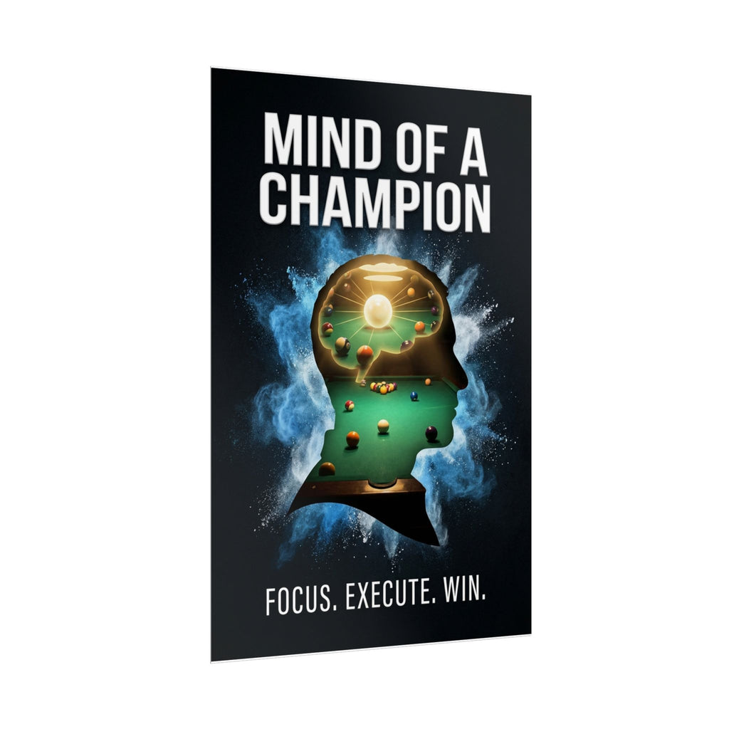 Mind of a Champion Motivational Rolled Poster 24"x36"