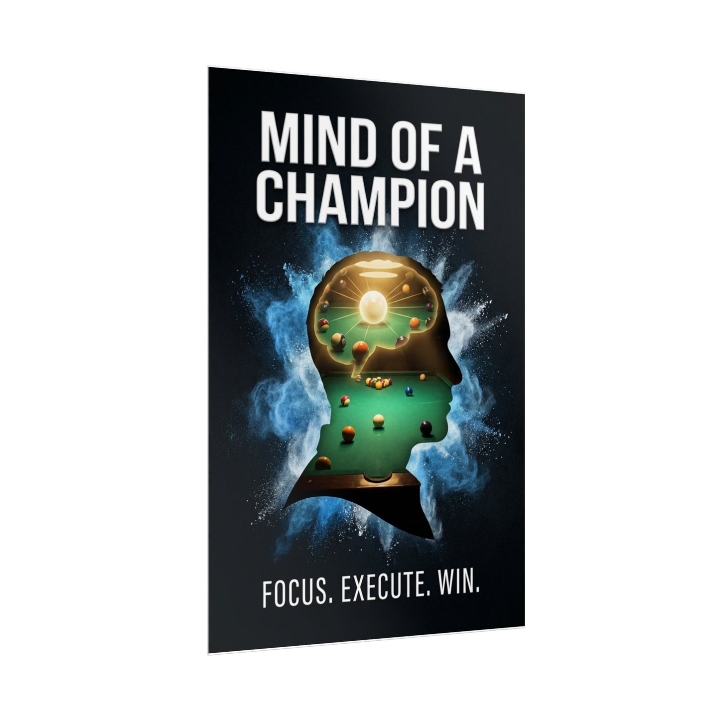 Mind of a Champion Motivational Rolled Poster 24"x36"