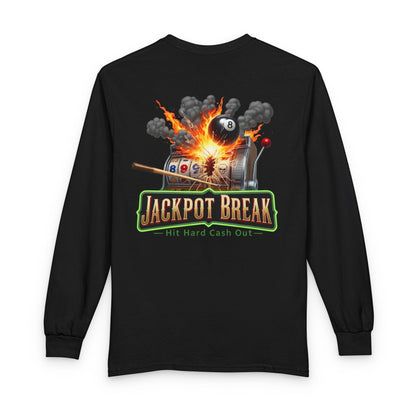Jackpot Break Billiards Casino Mashup Gildan Long Sleeve Tee