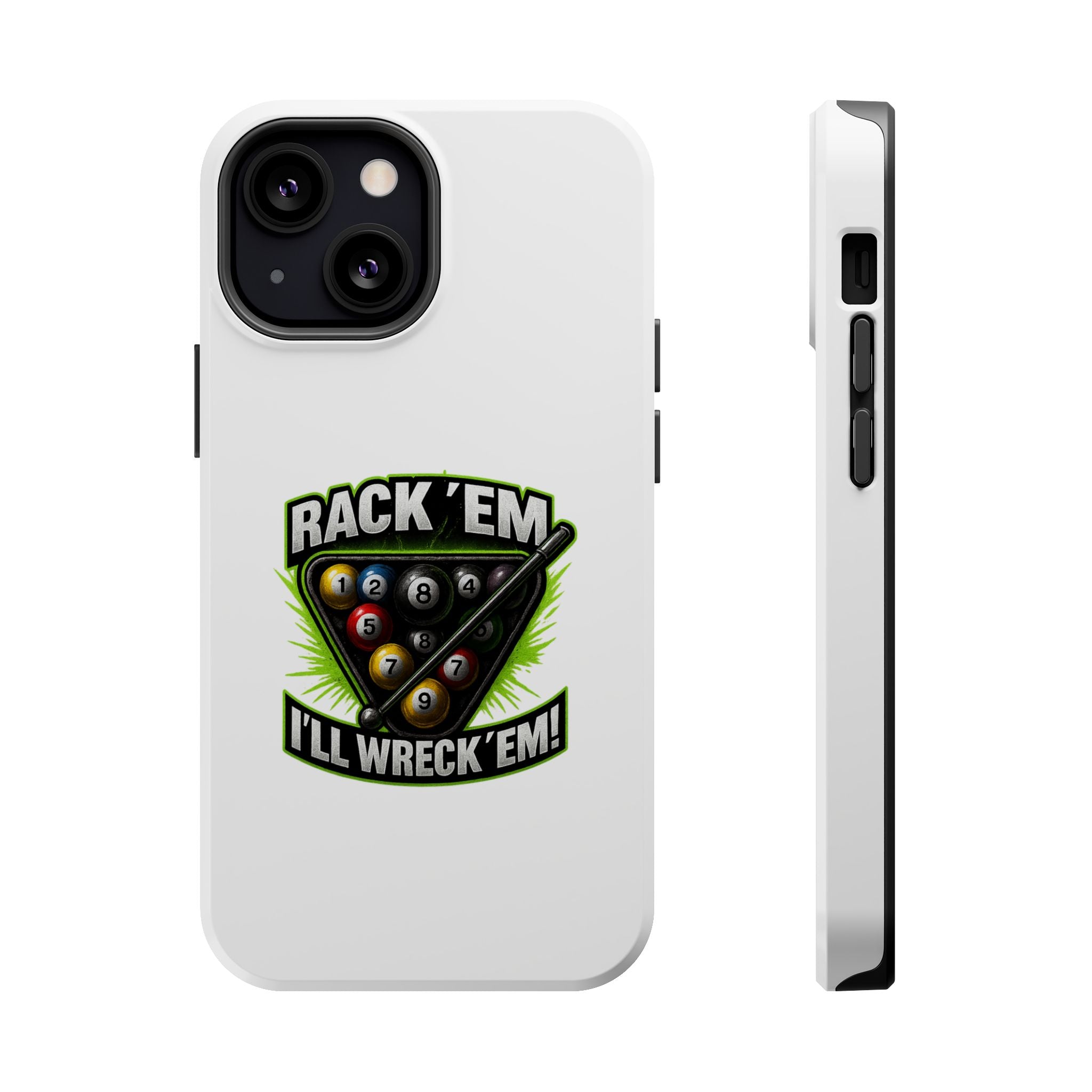 Magnetic Phone Case - Rack 'Em, I'll Wreck 'Em | Cool Custom Impact-Resistant Cases for Gamers & Pool Lovers, Perfect Gift for [...]
