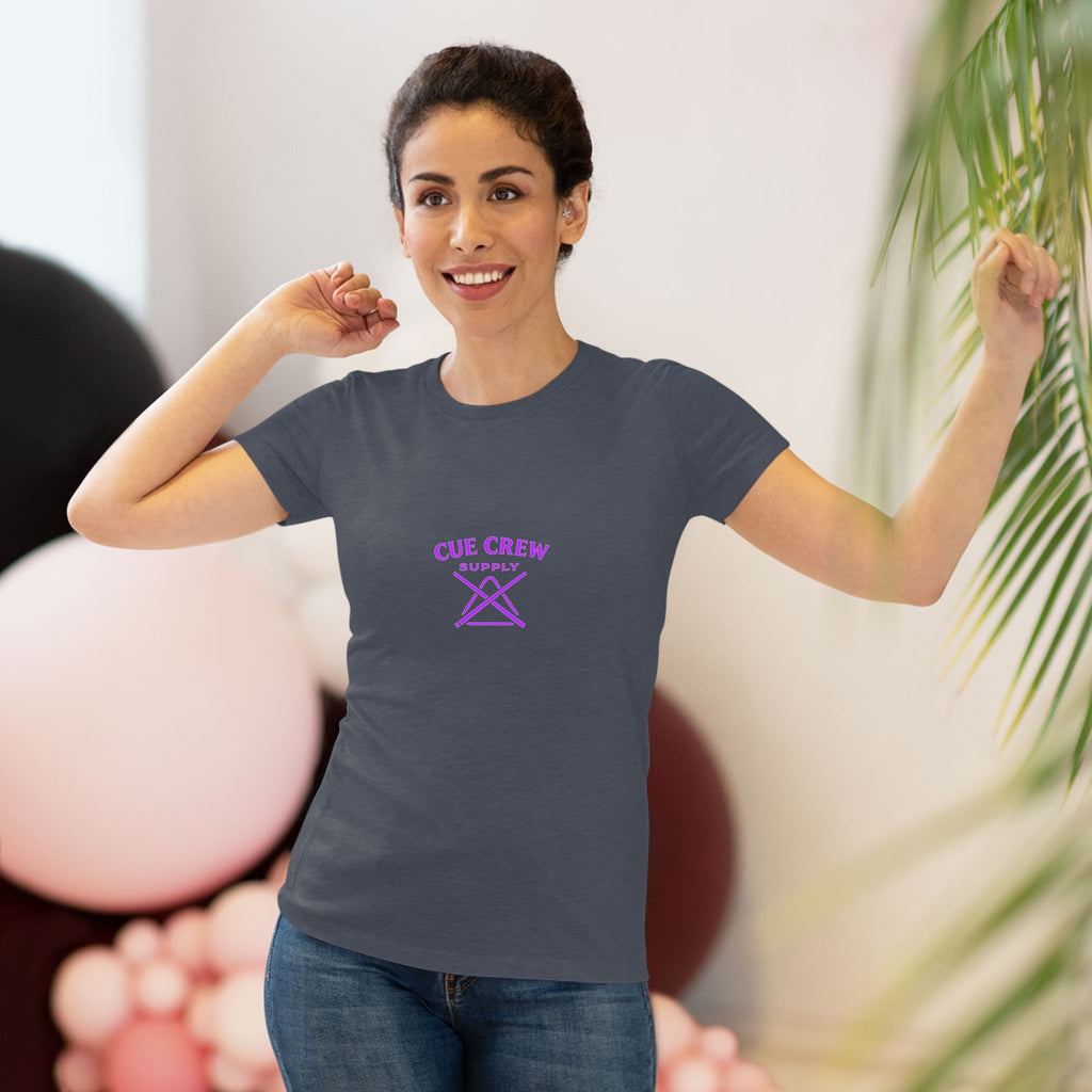 Cue Crew Ladies Next Level Women's Tri-Blend Tee