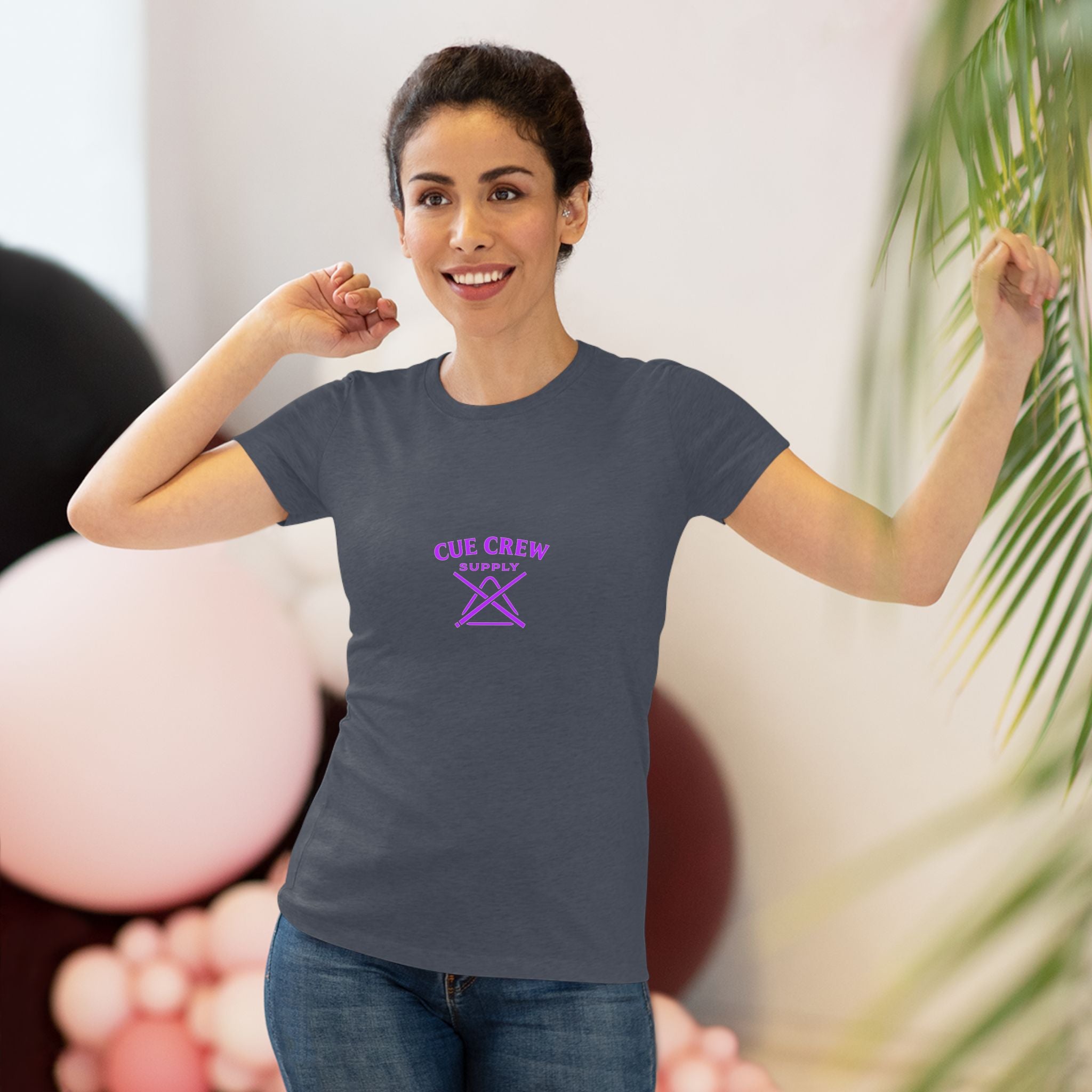 Cue Crew Ladies Next Level Women's Tri-Blend Tee