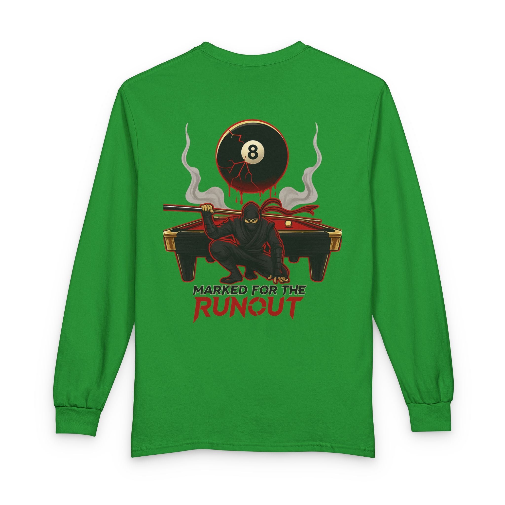 Marked for the Runout Billiards Gildan Long Sleeve Tee