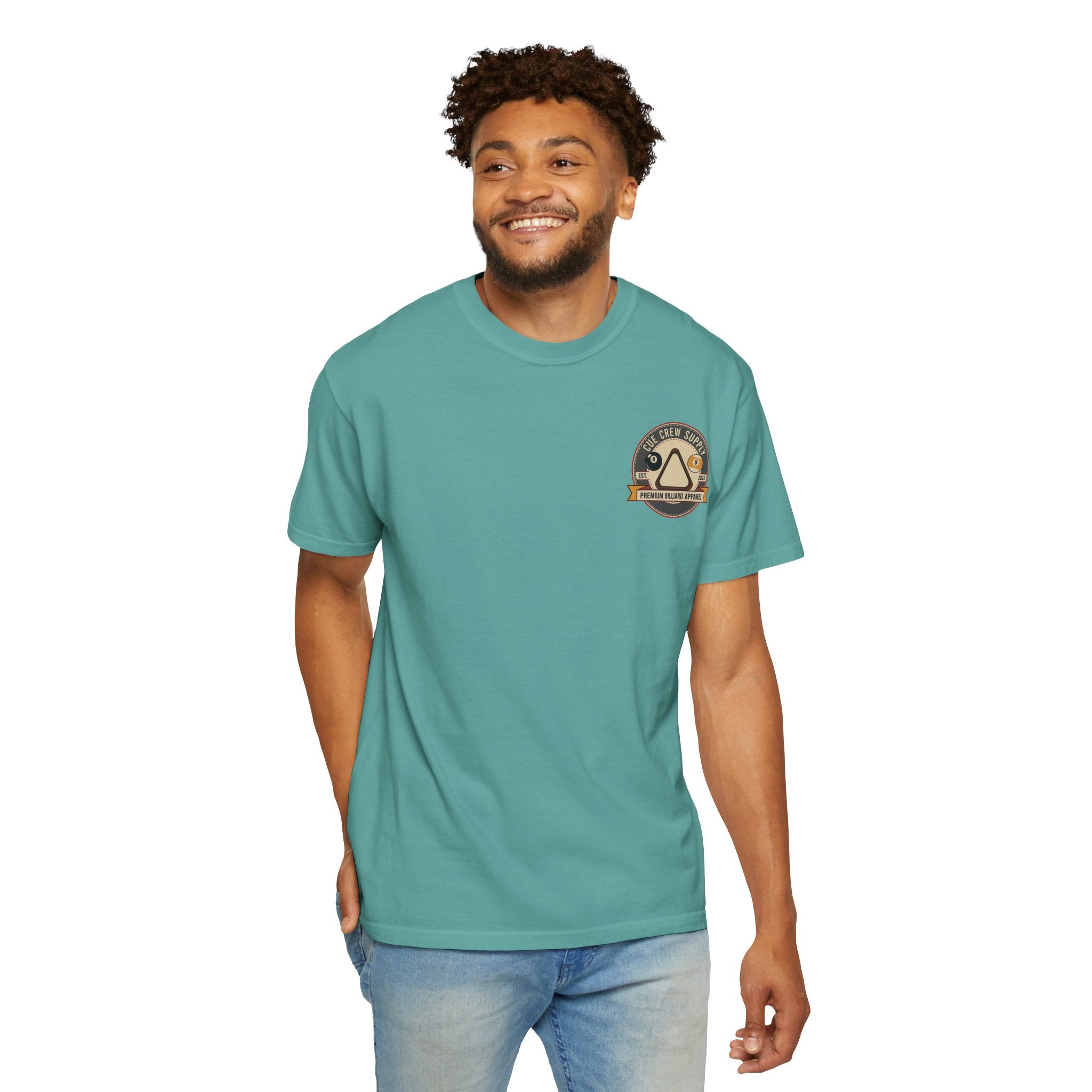 Still Shootin' Straight Pool Skeleton Comfort Colors Tee