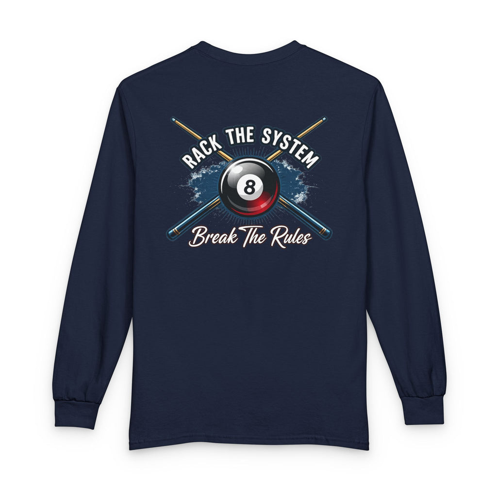 Rack the System Billiards Gildan Long Sleeve T-Shirt