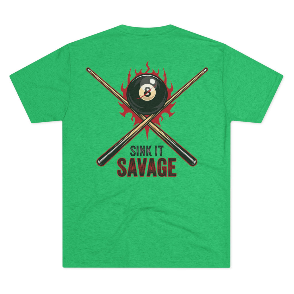 Sink It Savage Pool Tri-Blend Tee