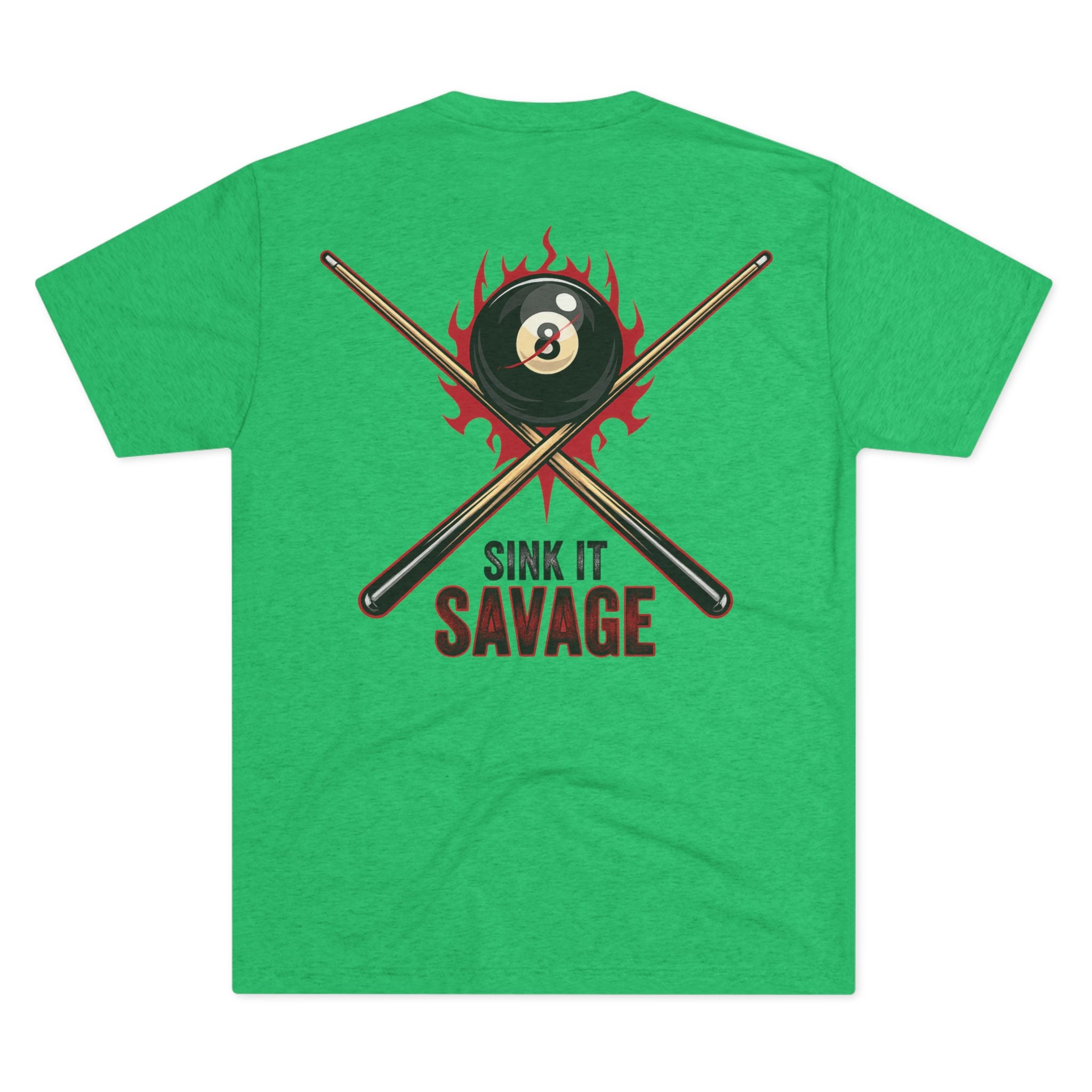 Sink It Savage Pool Tri-Blend Tee
