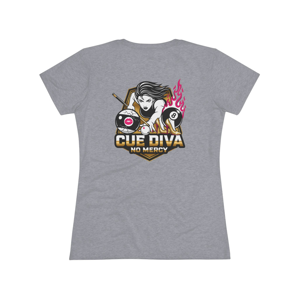 Cue Diva No Mercy Next Level Women's Tri-Blend Tee