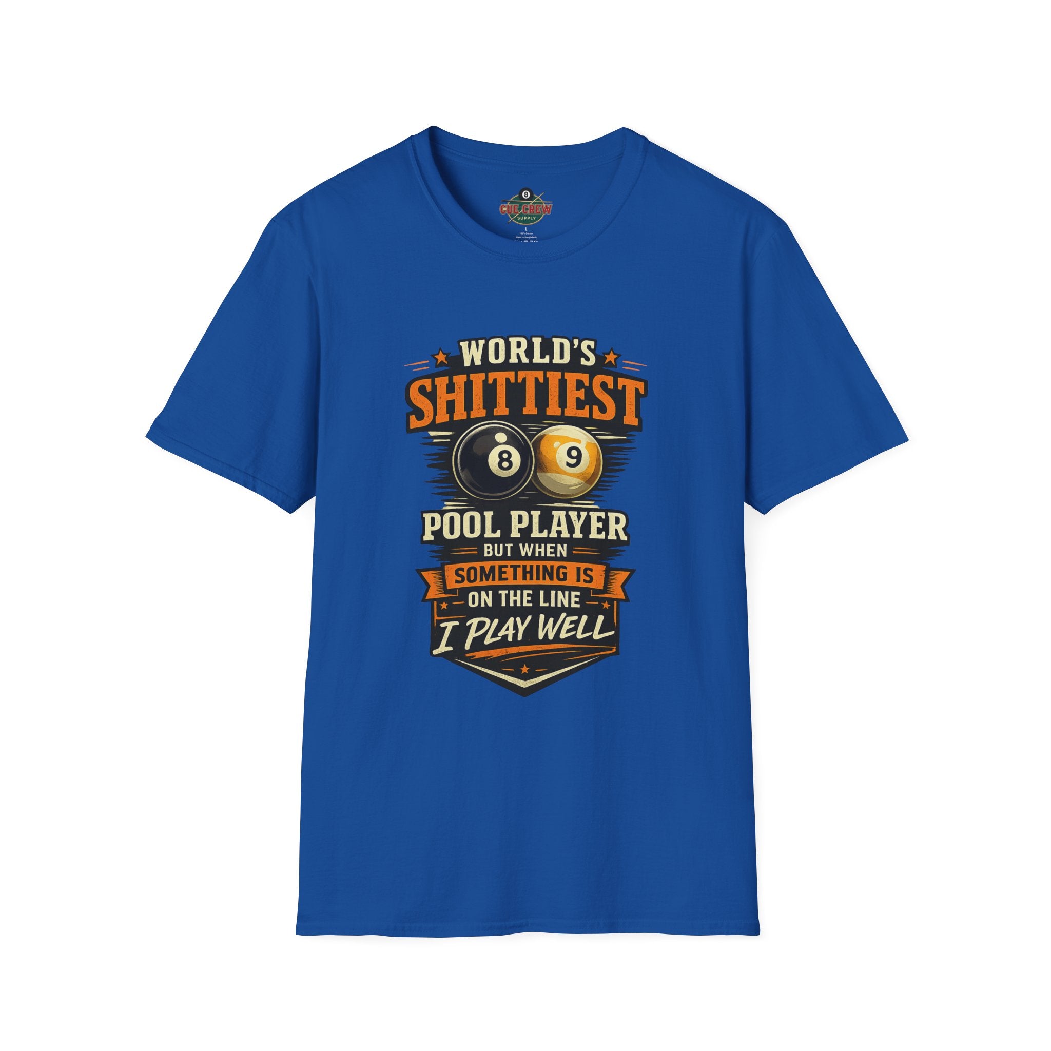 World’s Shittiest Pool Player Funny Billiards T-Shirt