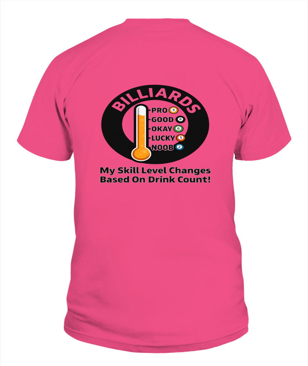 My Skill Level Changes Based On Drink Count Comfort Colors Tshirt