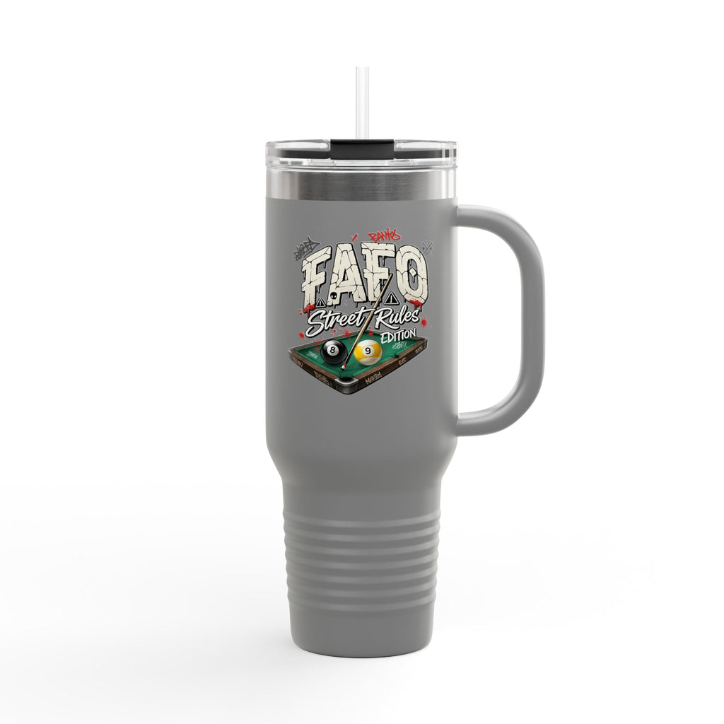 F Around Find Out Street Edition Billiards 40 oz. Tumbler