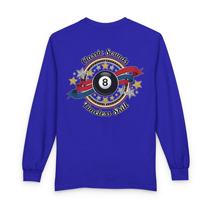 8-Ball Classic Sounds Billiards Gildan Long Sleeve Tee