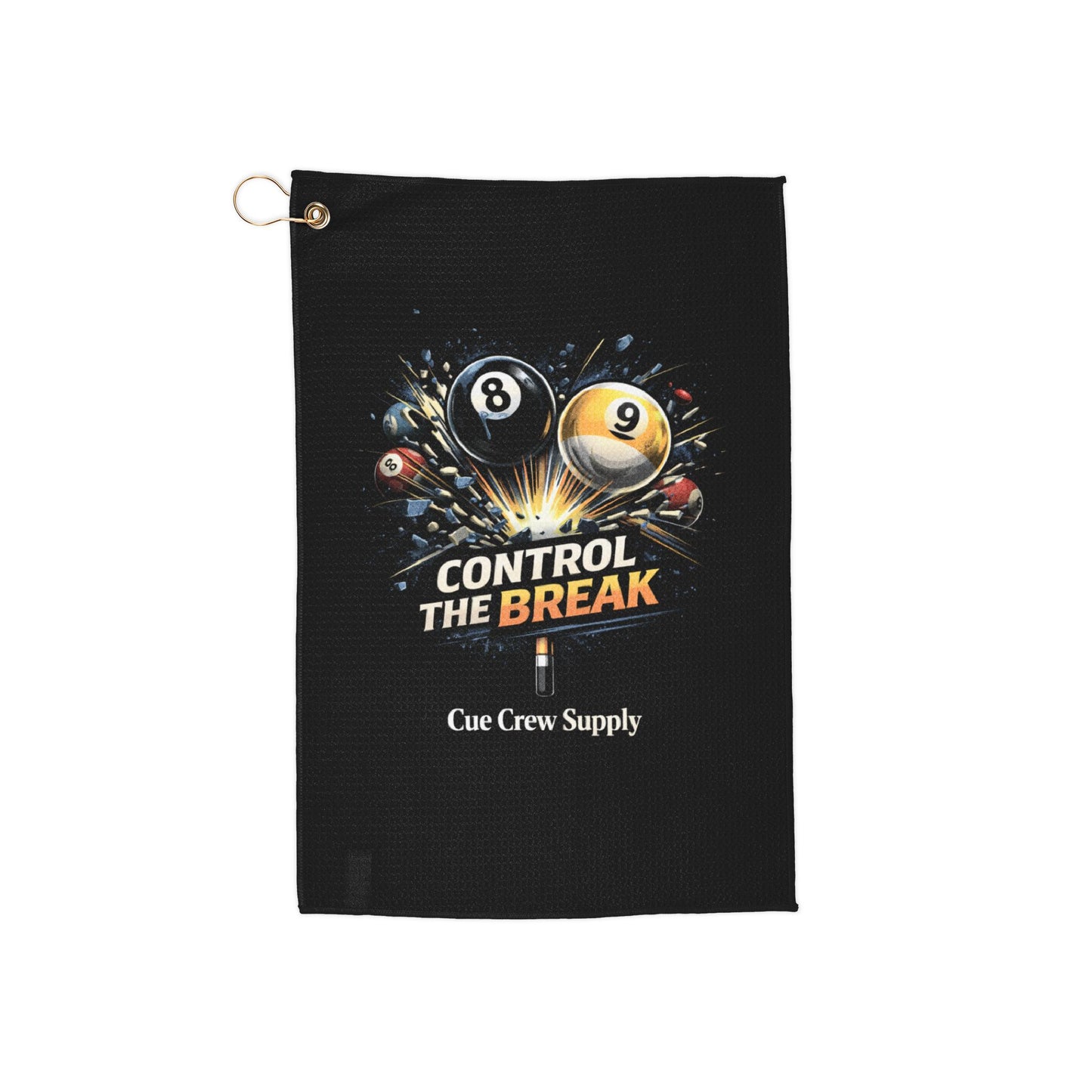 Control the Break Pool & Billiards Towel