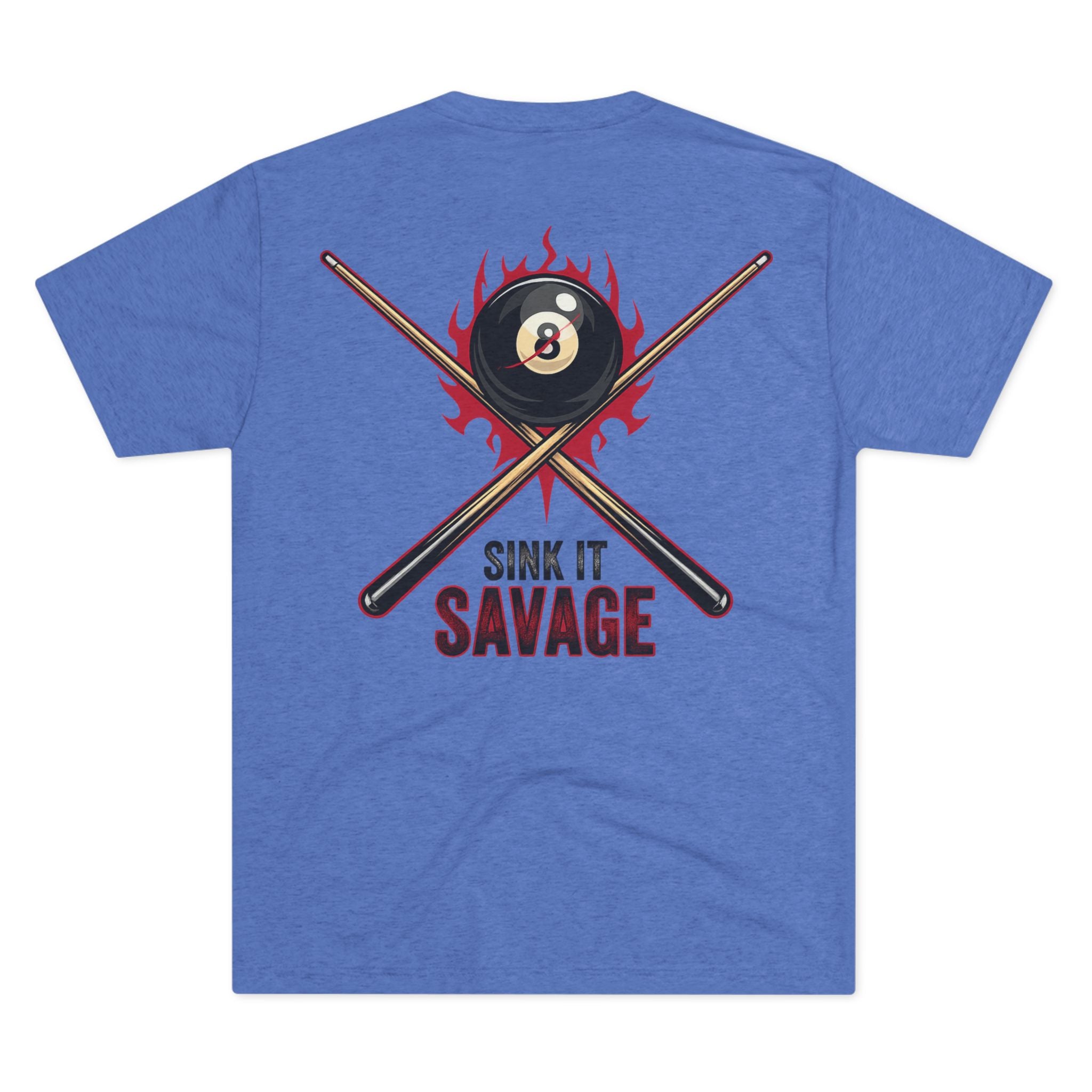 Sink It Savage Pool Tri-Blend Tee
