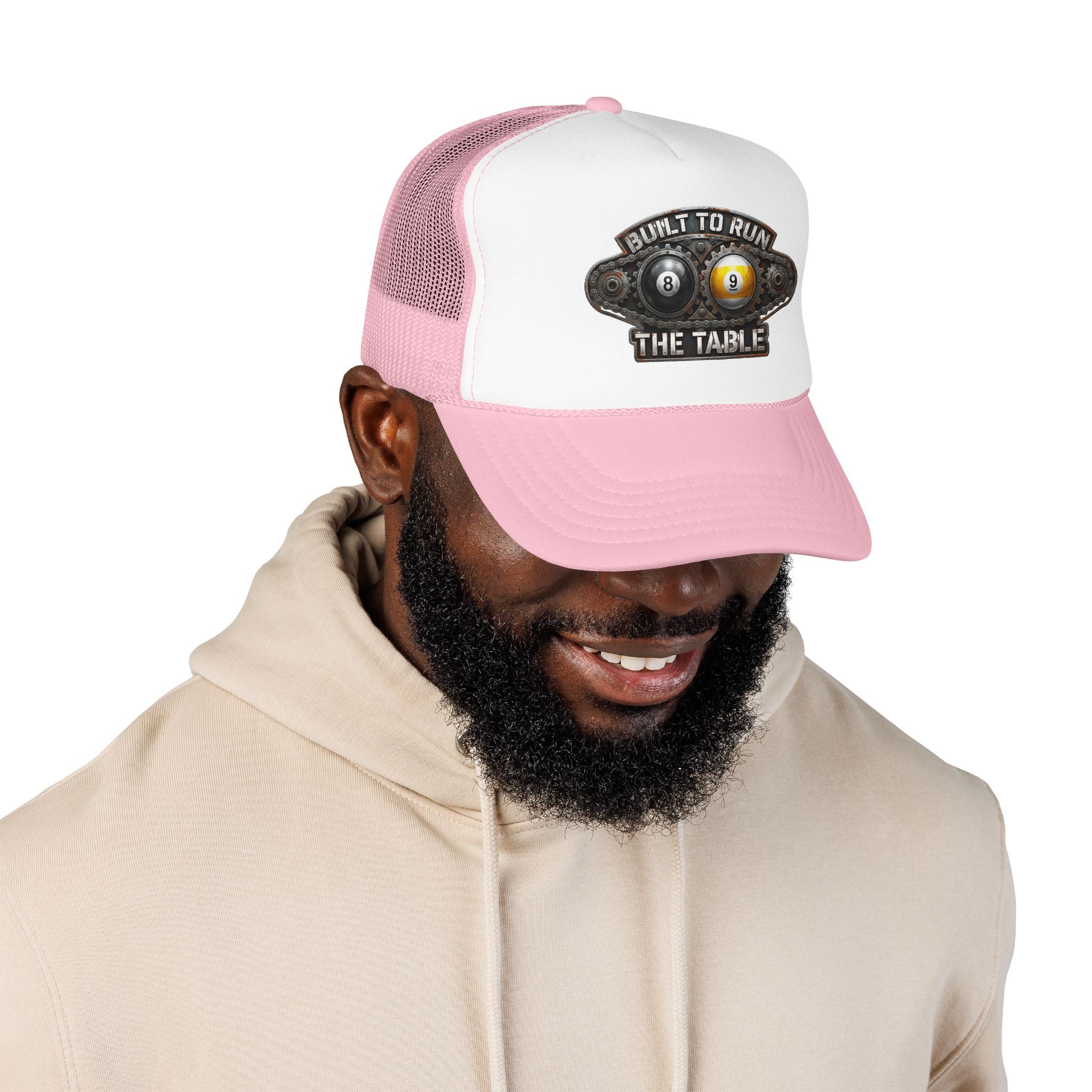 Built to Run the Table OTTO 39-165 Foam Trucker Hat – Billiards Snapback