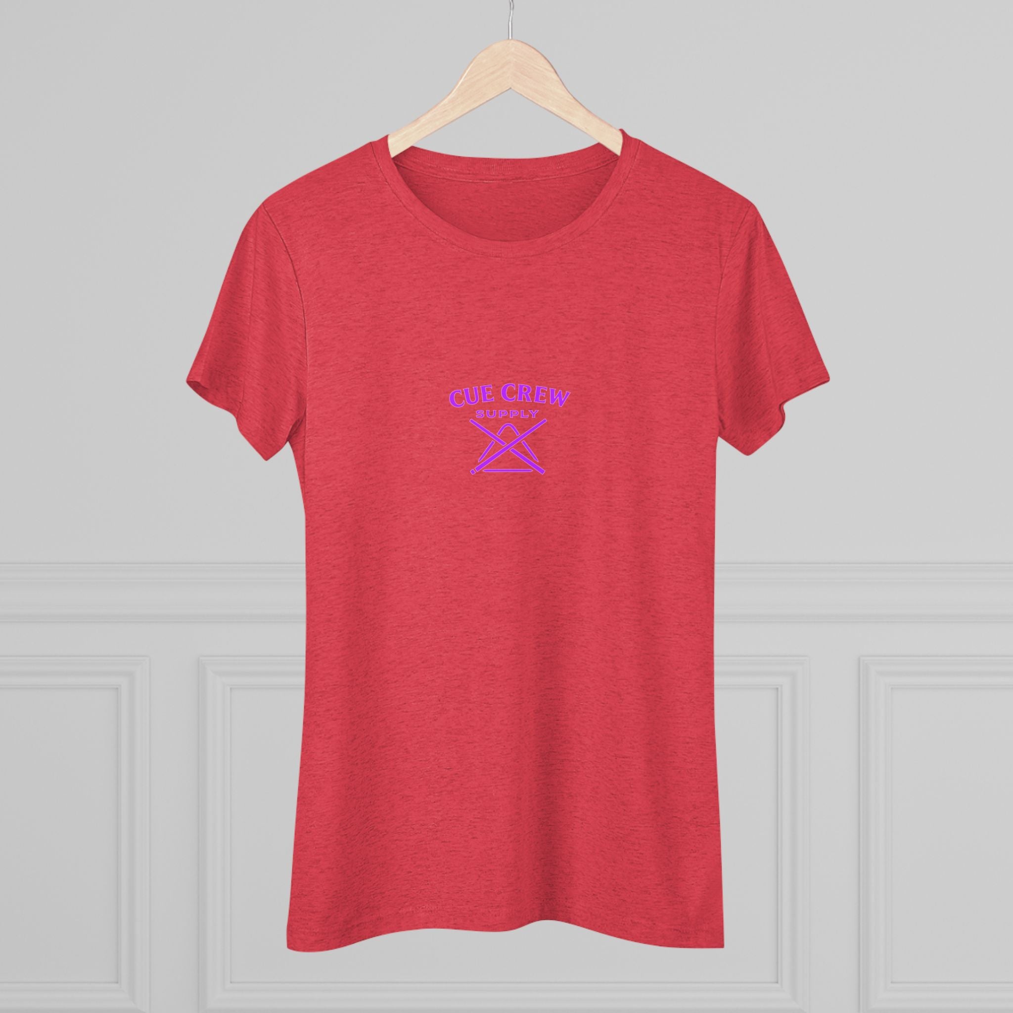 Cue Crew Ladies Next Level Women's Tri-Blend Tee