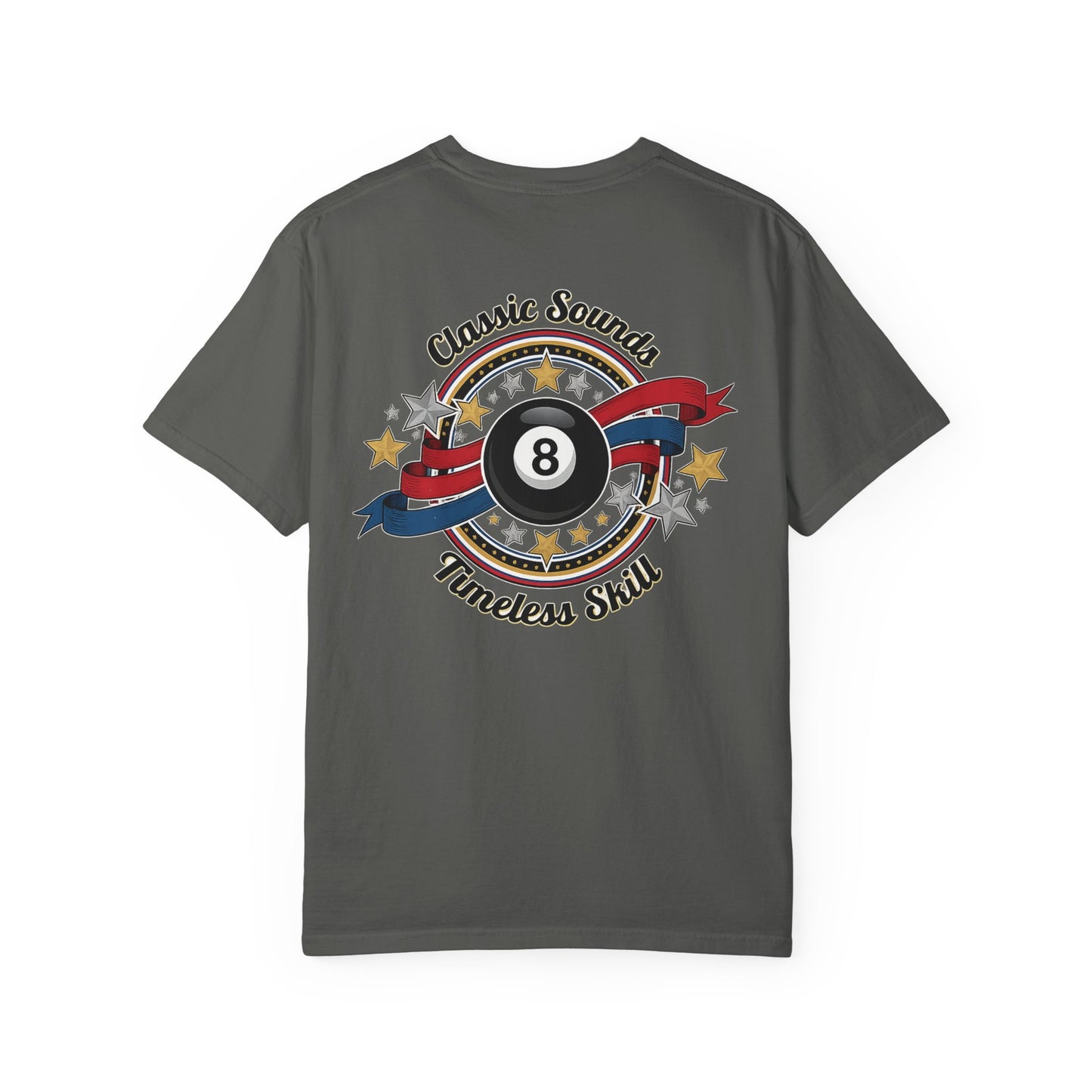 Classic Sound, Timeless Skill Billiards Comfort Colors Tee