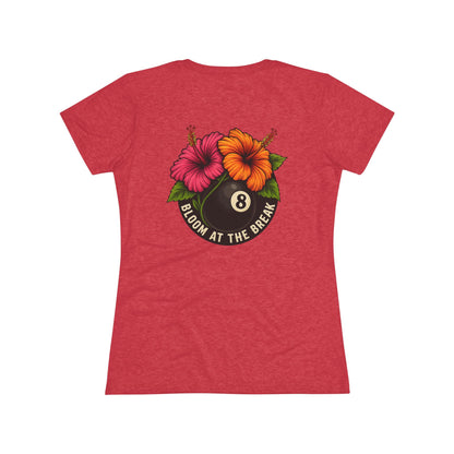 Bloom At The Break Next Level Women's Tri-Blend Tee