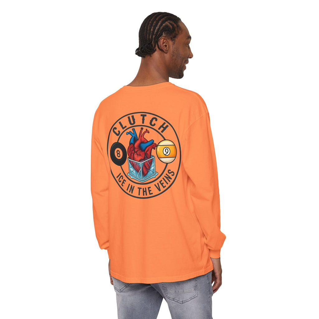 Clutch Ice in the Veins V2 Comfort Colors Long Sleeve Tee