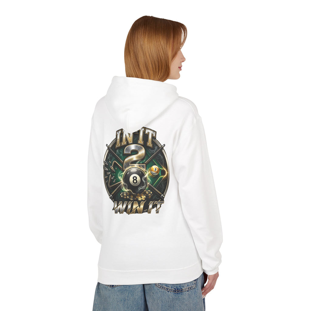 In It 2 Win It Pool Player Hoodie | Lucky 8 Ball & 9 Ball Billiards Graphic Hoodie | Cue Crew Supply