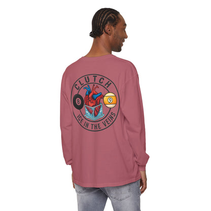 Clutch Ice in the Veins V2 Comfort Colors Long Sleeve Tee
