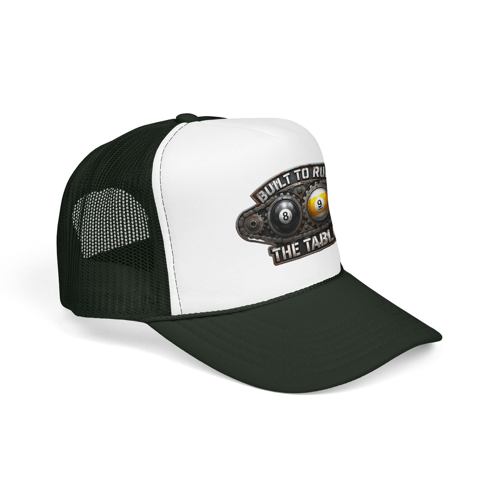 Built to Run the Table OTTO 39-165 Foam Trucker Hat – Billiards Snapback